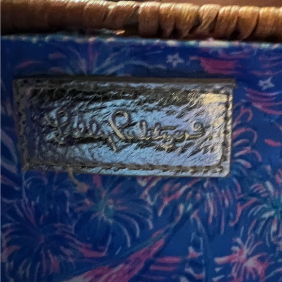 Lilly Pulitzer Wicker clutch - Picture 2 of 5